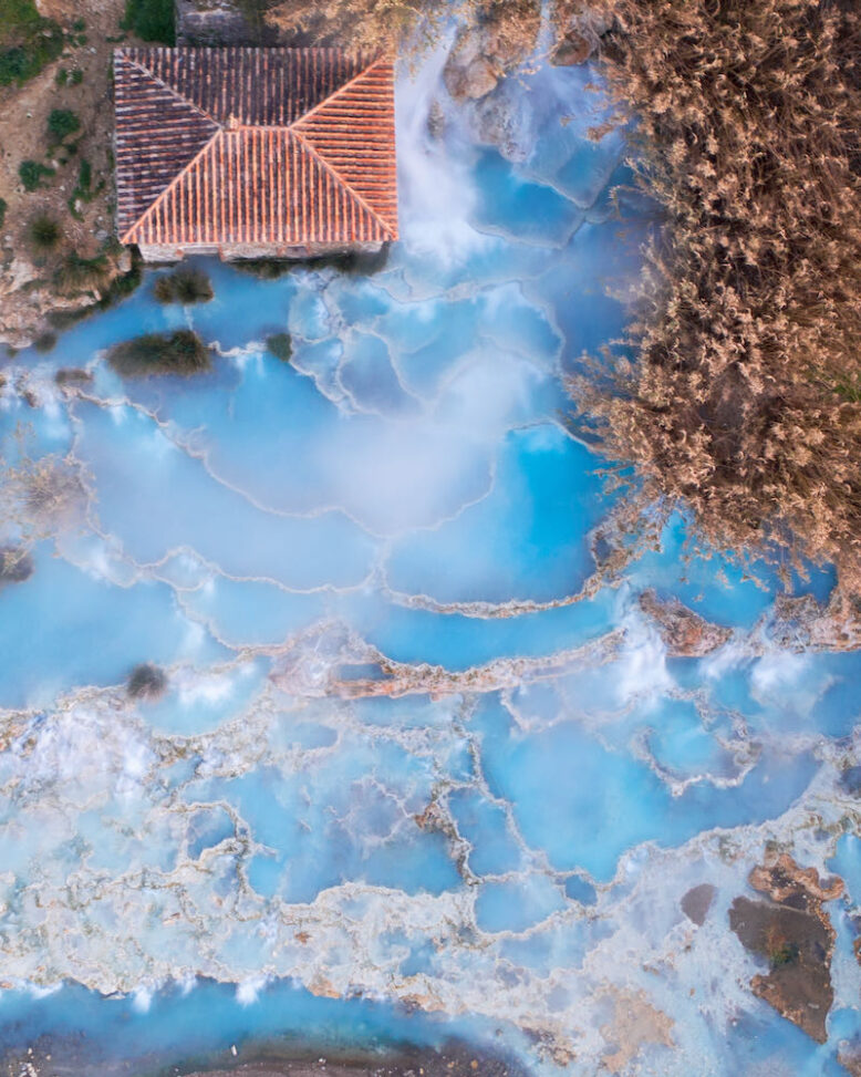 Terme di Saturnia, Cascate del mulino, foto di Francesco Mazzei